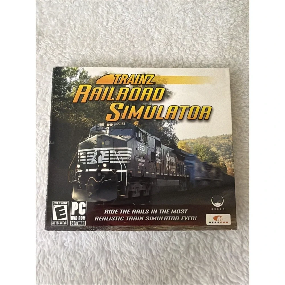Trainz Railroad Simulator PC CD ROM Trains Rails VTG Brand New Sealed NIB